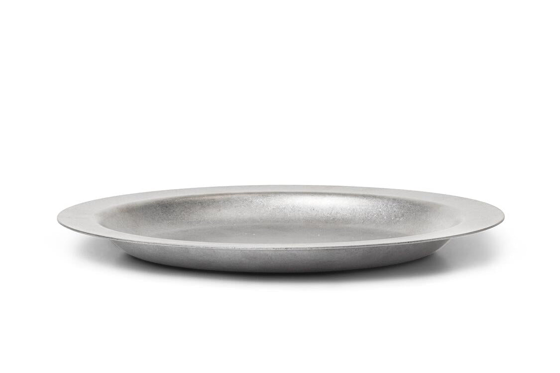 Tumbled frokosttallerken, Ø20 cm - Stainless Steel